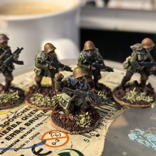 Minis painted in July and August