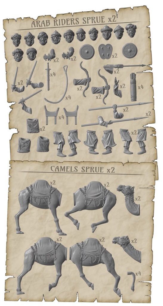 Arab Camel Riders Contents - FireForge Games