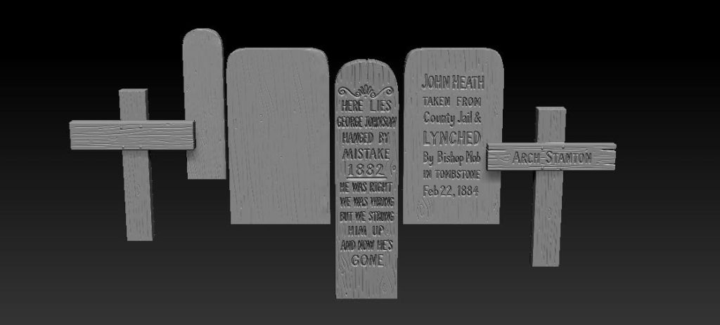 Boot Hill Graves - Knuckleduster Miniatures