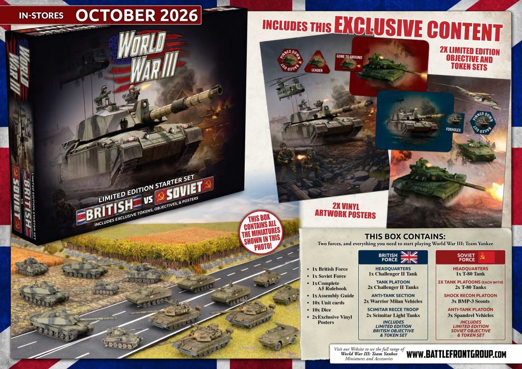 British Vs Soviet Limited Edition Starter Set - World War 3