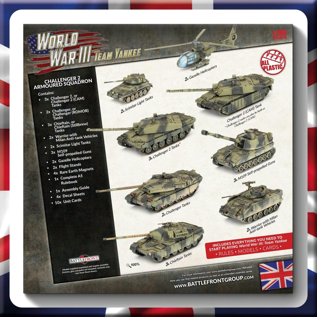 Challenger 2 Armoured Squadron - Contents - World War III Team Yankee