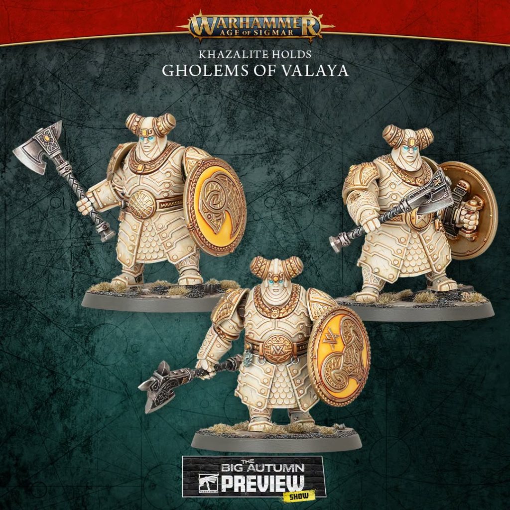 Gholems of Valaya - Warhammer Age of Sigmar