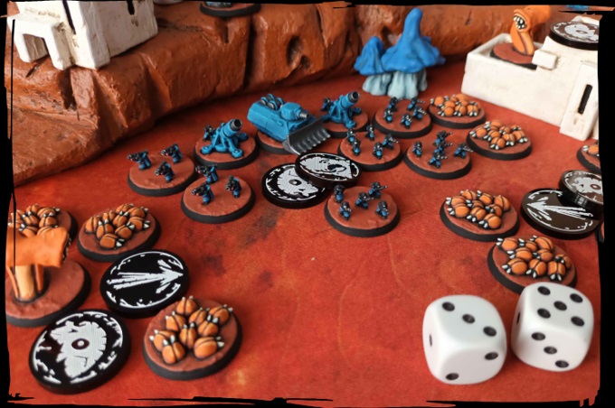 Kosmo Taktiks Gameplay #1 - Tajima Miniatures