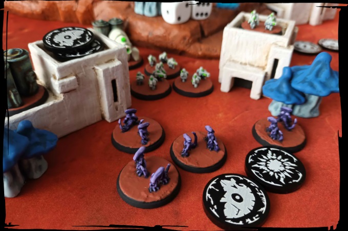 Kosmo Taktiks Gameplay #2 - Tajima Miniatures
