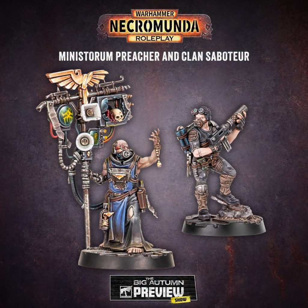Ministorum Preacher and Clan Saboteur - Necromunda Roleplay