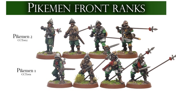 Pikemen - Front Rank - Medbury Miniatures
