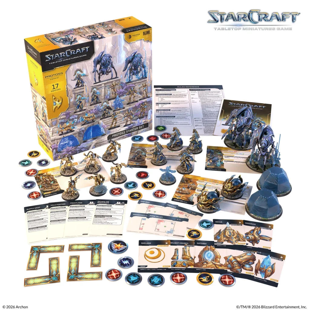 Protoss Starter Set - Contents - StarCraft The Miniatures Game