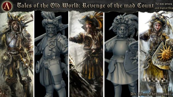 First Look At Axia’s Upcoming Kickstarter | Tales Of The Old World: Revenge of the mad Count!