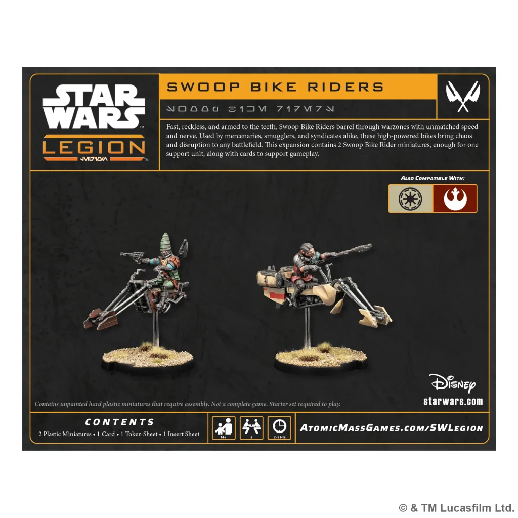 Swoop Bike Riders - Contents - Star Wars Legion