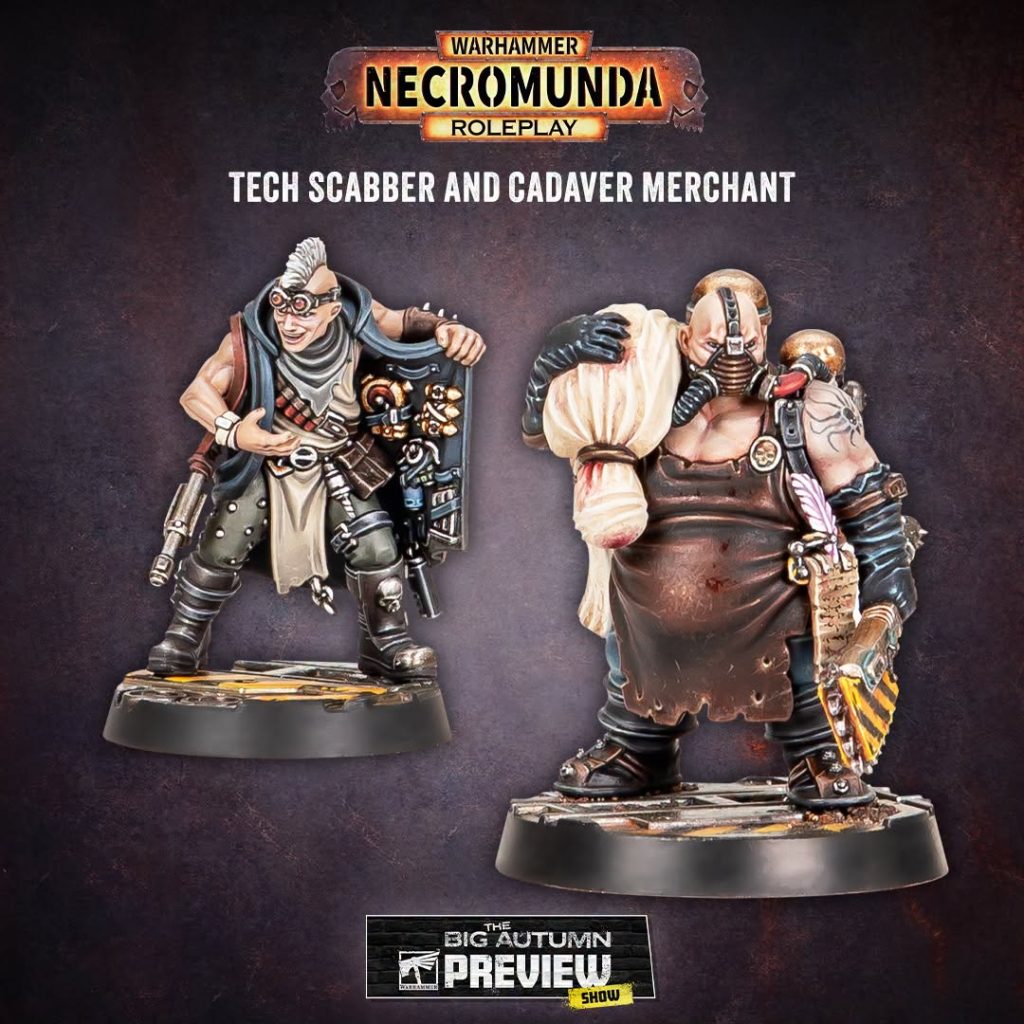 Tech Scabber and Cadaver Merchant - Necromunda Roleplay