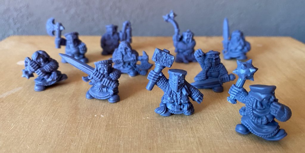 The Long Braids Printed Examples - Rampage Miniatures