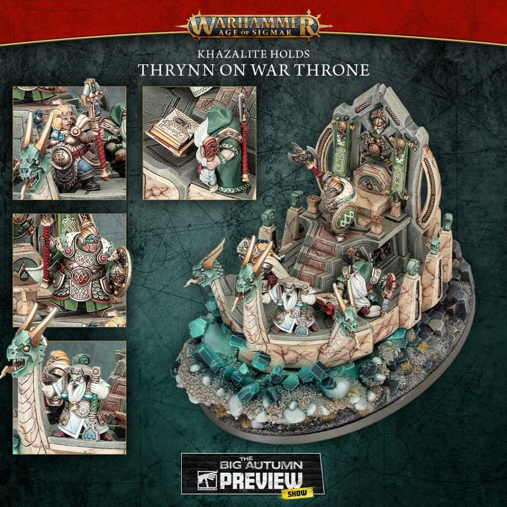 Thrynn on War Throne - Warhammer Age of Sigmar