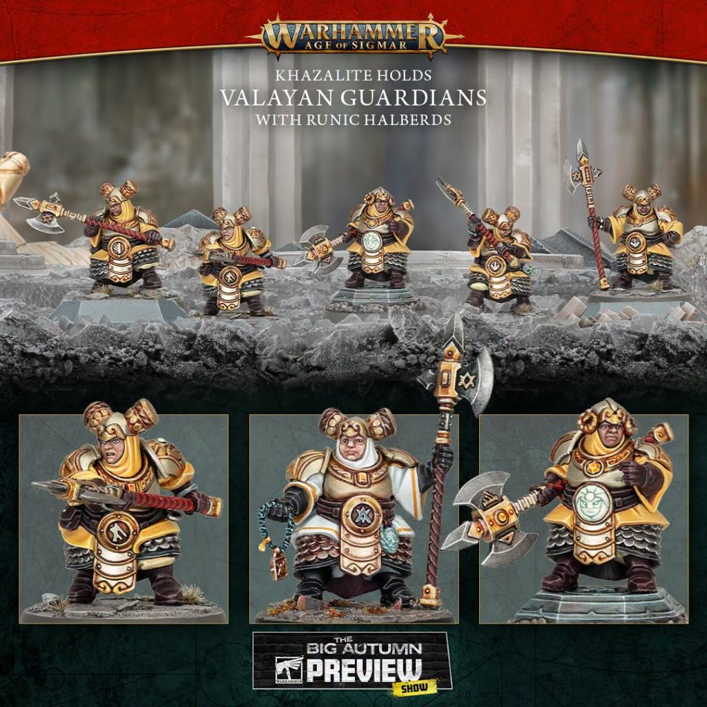 Valayan Guardians with Runic Halberds - Warhammer Age of Sigmar