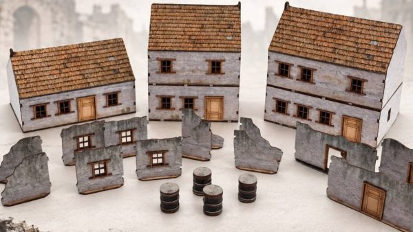 Build Quick WW2 Battlefields With Bandua’s European Village