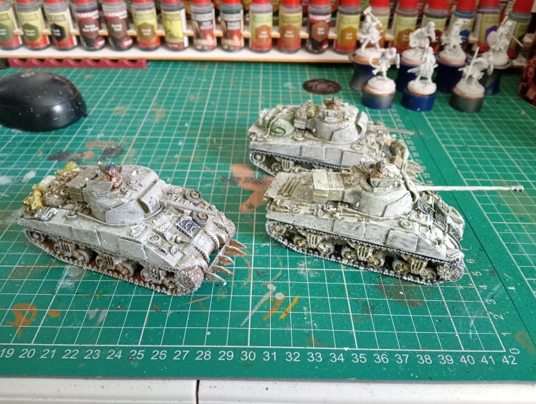 British Winter Shermans for my Winter British.