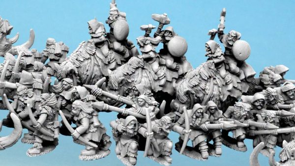Mace Face Miniatures’ 15mm Savage Tribes Get Epic Rhino Riders