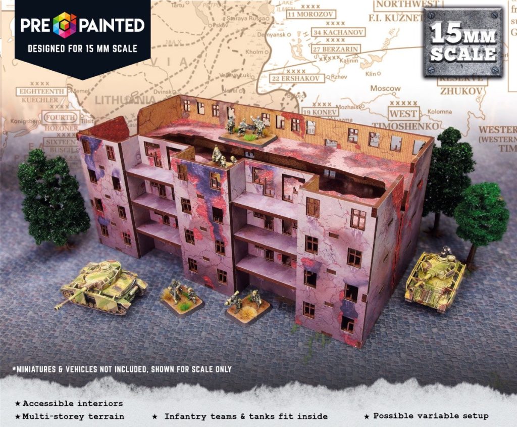 15mm Modern Apartment Building - Micro Art Studio