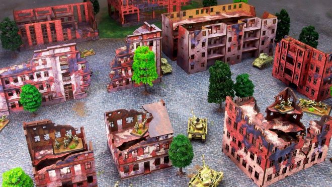 Build A Pre-Painted Ruined Cityscape For WW2 With Micro Art Studio