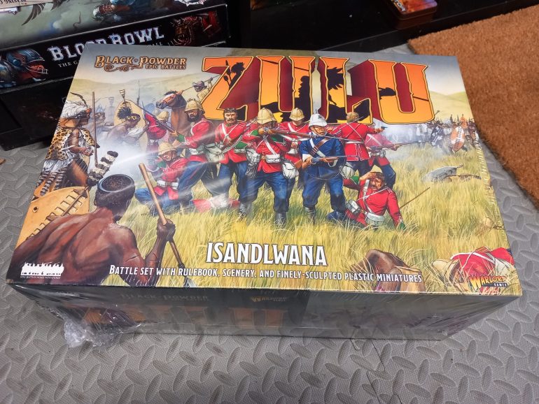 Cracking open the box I had a look at the isandlwana scenario and decided to start with the mass of zulus