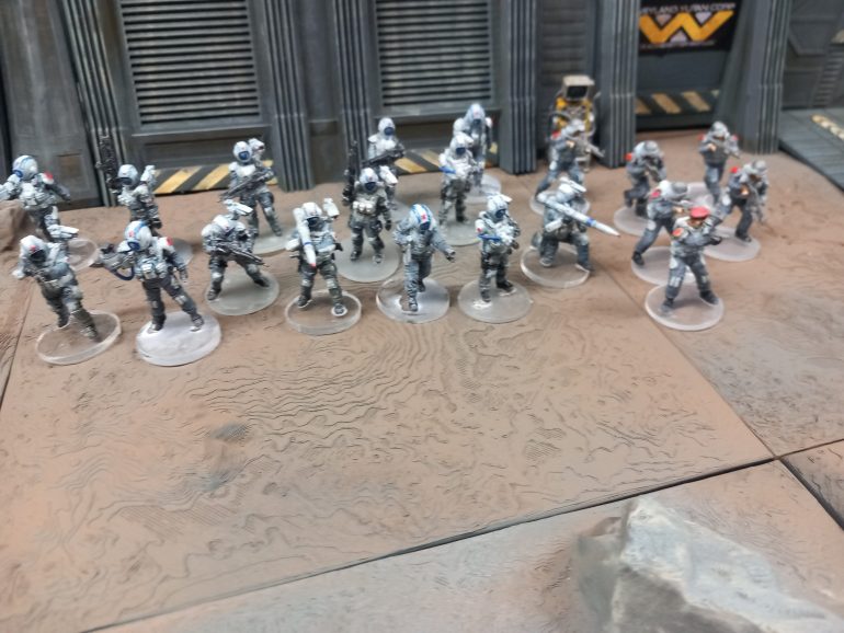 Skullforge minis mixed with papsikels prints