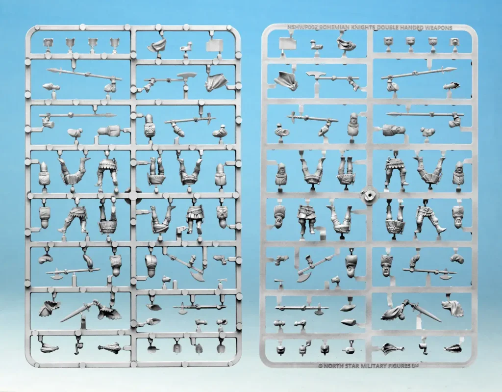 Bohemian Knights with Great Weapons - Sprue #1 - North Star Military Figures