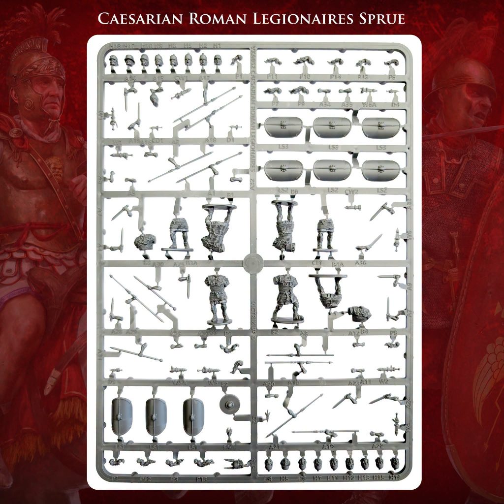 Caesarian Roman Legionaries Sprue - Victrix Miniatures