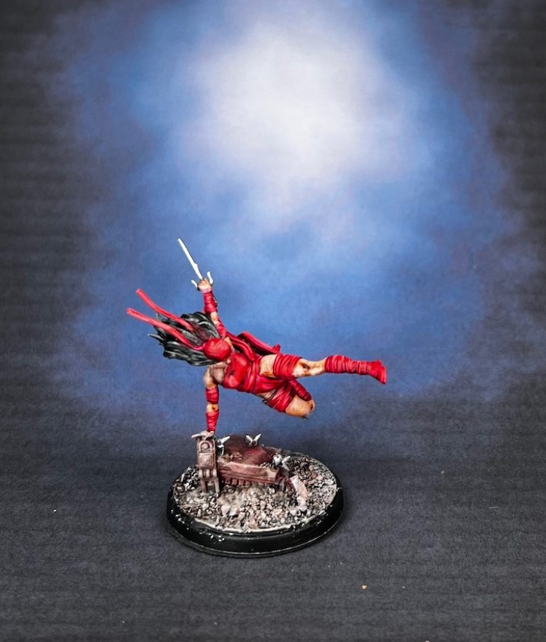 Elektra and the Hand Bring Backup to the Demon Possessed Dare Devil