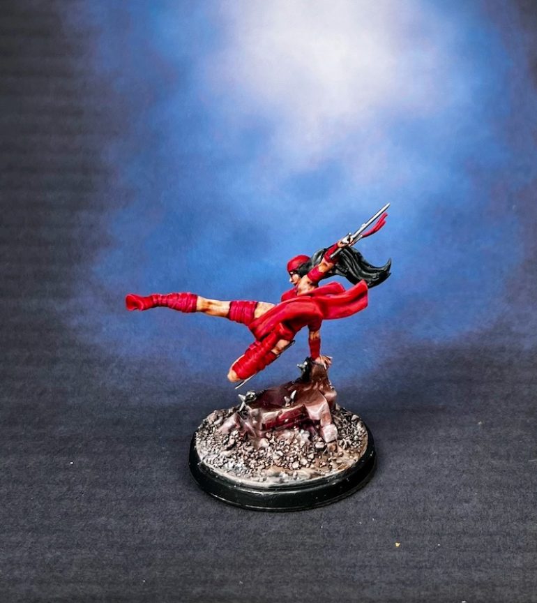 Elektra and the Hand Bring Backup to the Demon Possessed Dare Devil