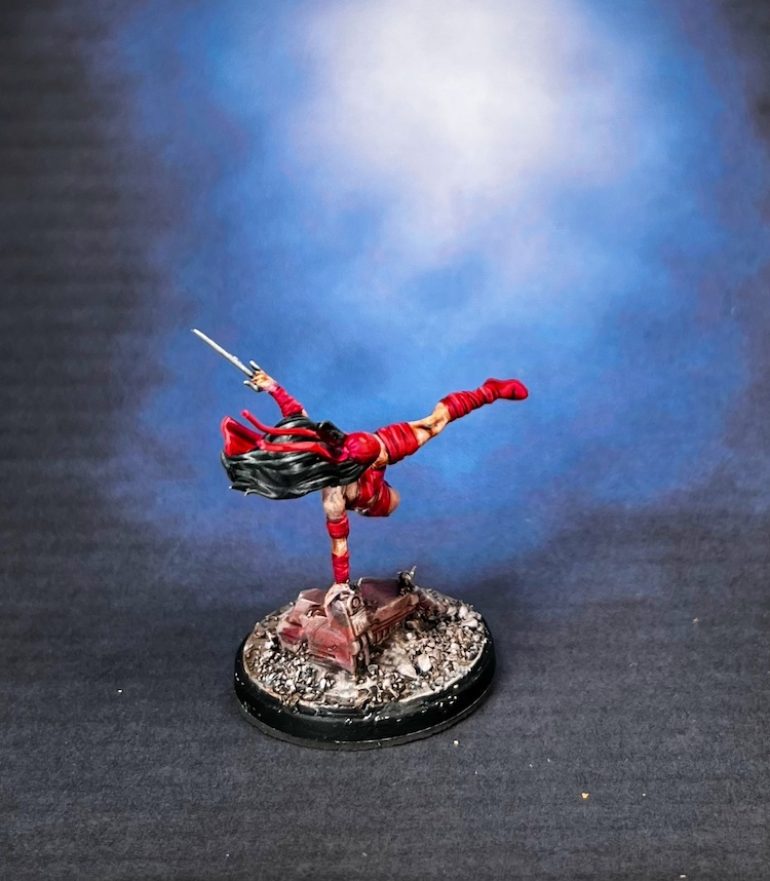 Elektra and the Hand Bring Backup to the Demon Possessed Dare Devil