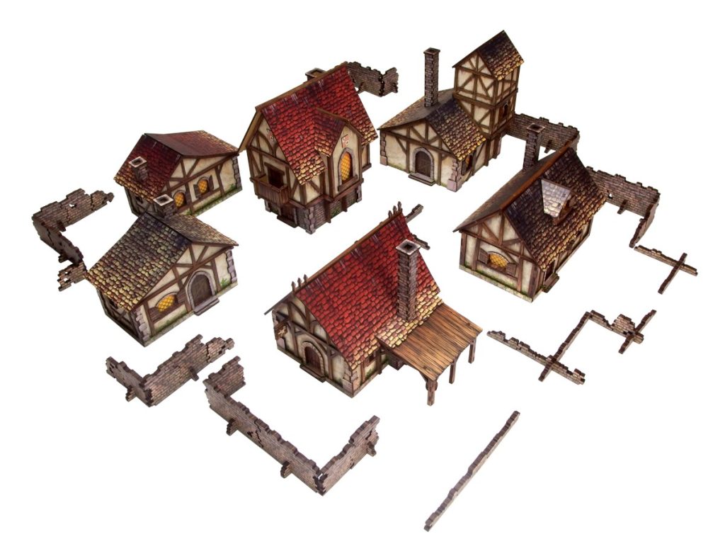 Fantasy Town Pre-Painted - Micro Art Studio