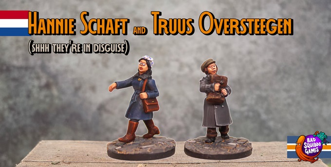 Hannie Schaft and Truss Oversteegen - Bad Squiddo Games