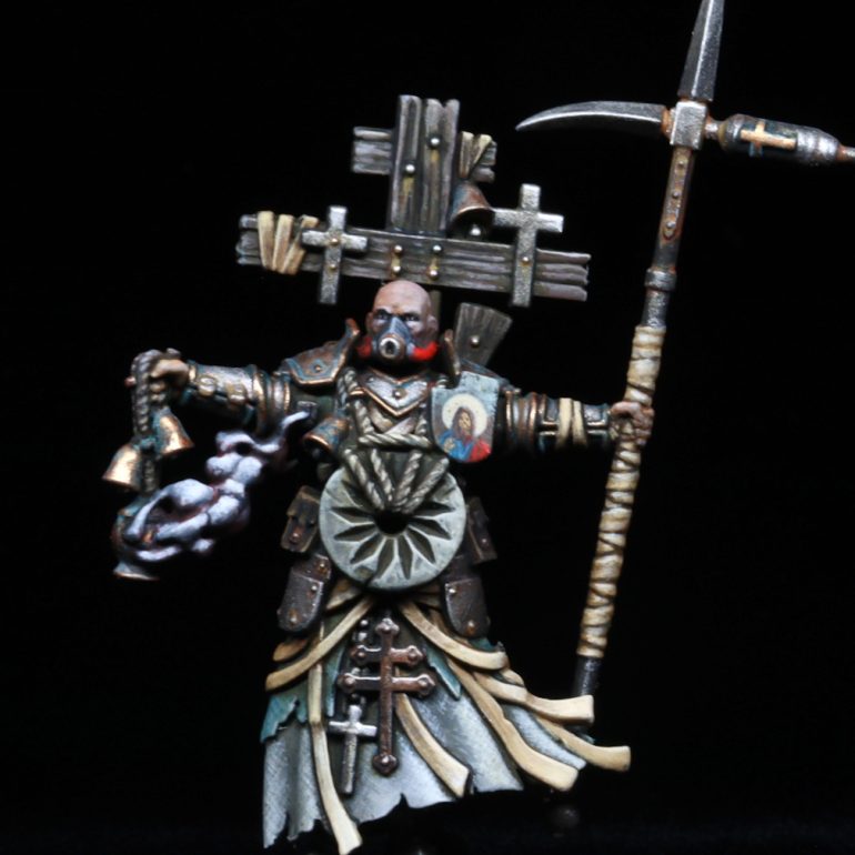 Trench Crusade - Lazarist Prophet - Front Closeup