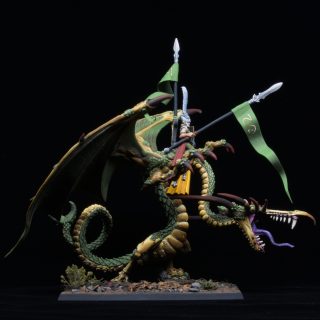 Wood Elf Forest Dragon