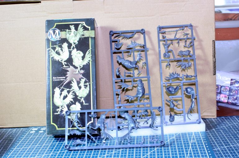 The first thing that hit me was how delicate this Malifaux stuff is.  Building these, in themselves is a challenge.