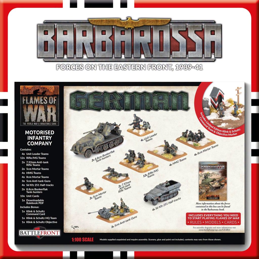 Kampfgruppe Klink - Motorised Infantry Company Details - Flames of War