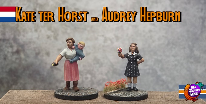 Kate ter Horst and Audrey Hepburn - Bad Squiddo Games