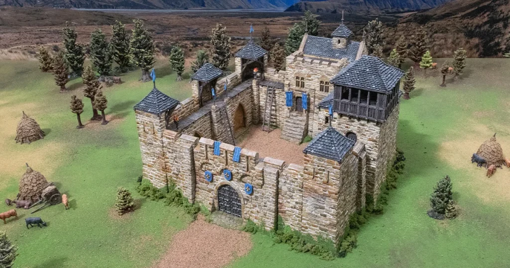 Linesse Castle - Printable Scenery