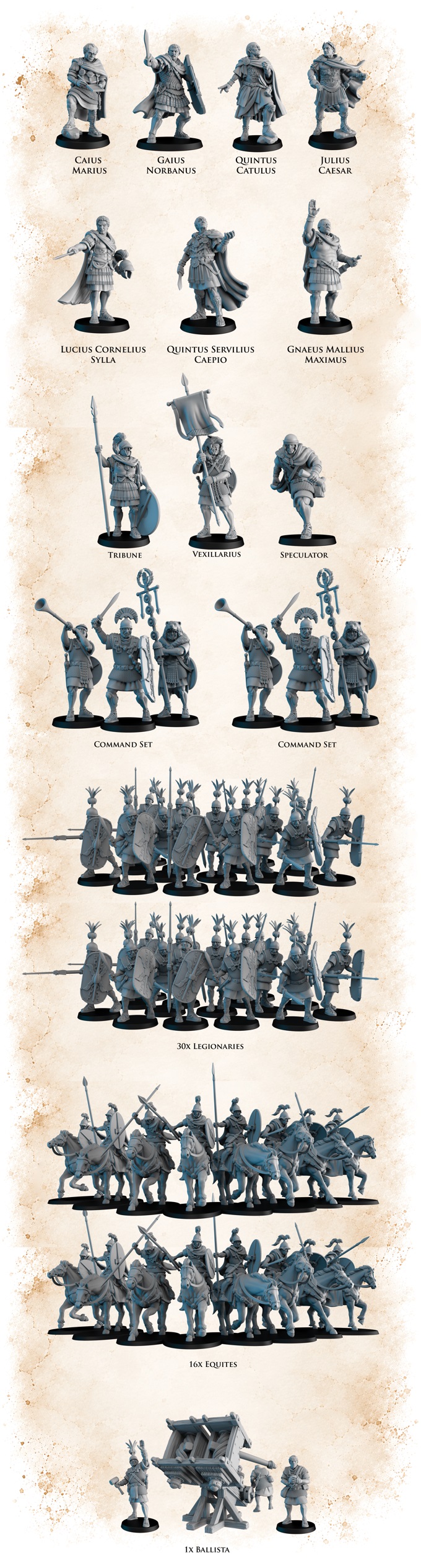 Marius Mules Pledge - Graal Miniatures