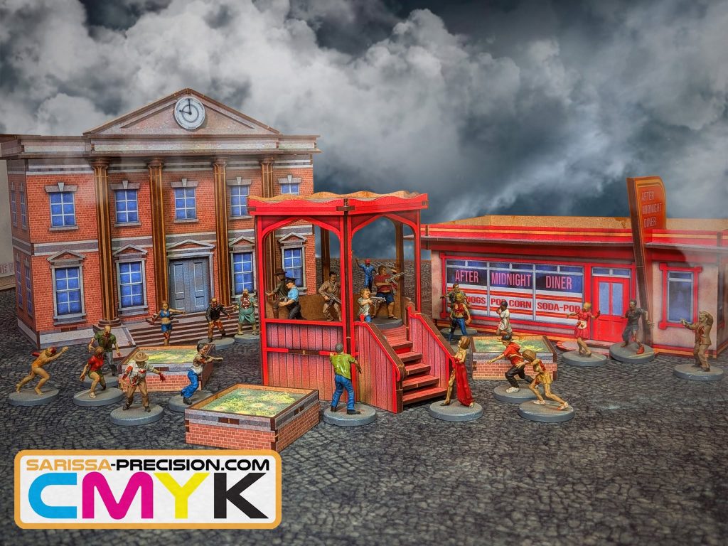 Mercry Junction Bandstand & Diner & Town Hall - Sarissa Precision