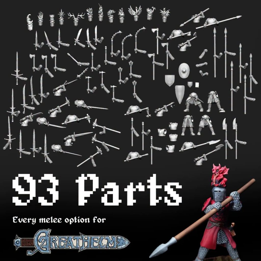 Modular Knights Kit - Components - Warp Miniatures