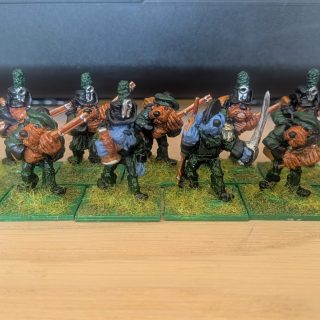 The starting point, 46 painted, 41 to go
