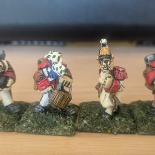 The starting point, 46 painted, 41 to go