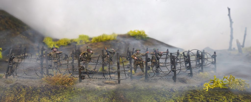 Trench System Barbed Wire - Warfulcrum Games