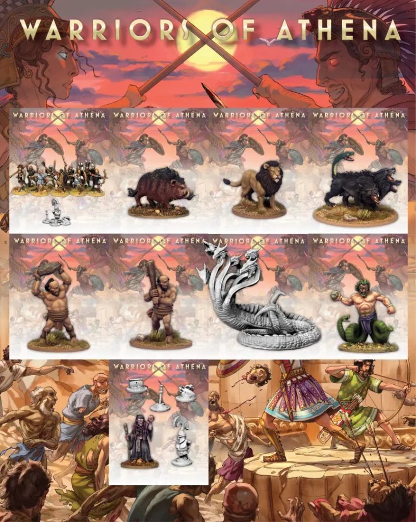 Wave 2 Miniatures - Warriors of Athena