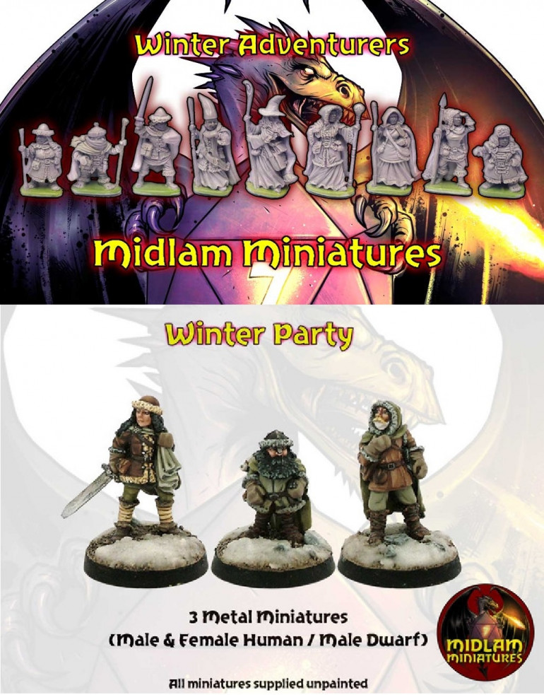 Winter Adventurers - Midlam Miniatures