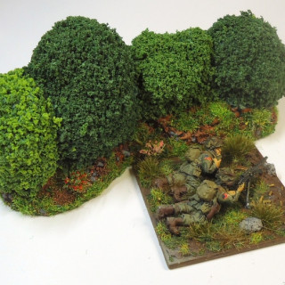 Streetscape: 20/28mm Bocage Hedgerow Scenery Set