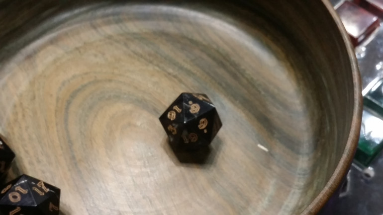 Custom Exotic Dice For The Gamer Who Has Everything