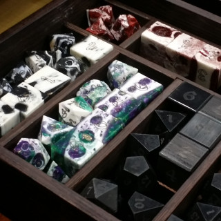 Custom Exotic Dice For The Gamer Who Has Everything