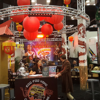 There's Big Trouble In Little China At The Upper Deck Booth