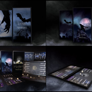Lycan vs Vampire Backgammon set